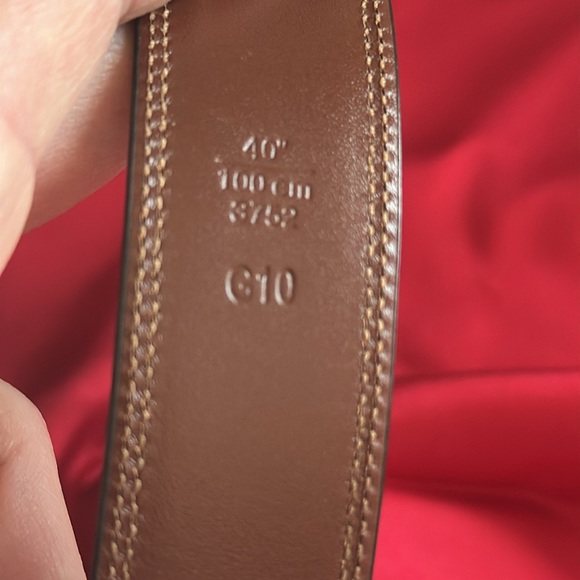 Men’s COACH leather belt. Chocolate brown. Size 40. EXCELLENT CONDITION! - Picture 4 of 10